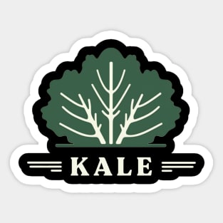 Kale Retro Minimal Sticker